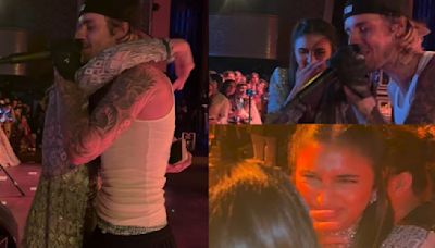 Anant Ambani-Radhika Merchant Sangeet: Jaaved Jaaferi’s daughter hugging Justin Bieber during his performance is the cutest fangirl moment ever; WATCH