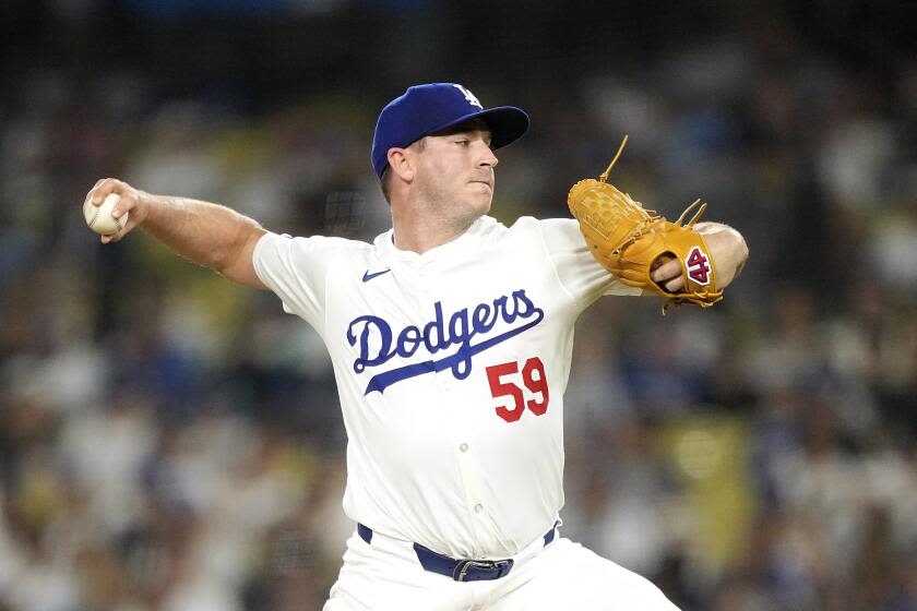 Amid struggles, Evan Phillips has a tenuous hold on Dodgers' closer role