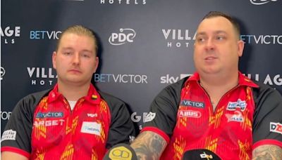 Belgium World Cup of Darts team-mates bury the hatchet and send defiant message