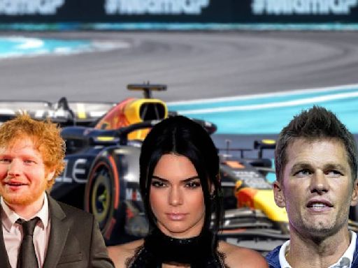 La ‘pasarela’ del GP de Miami 2024: Tom Brady, Kendall Jenner y famosos que vieron a ‘Checo’