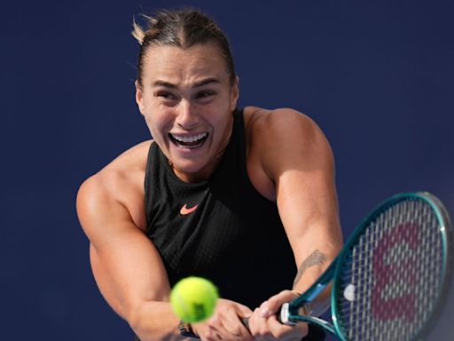 Sabalenka beats Keys, equals career-best streak