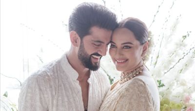 Sonakshi Sinha, Zaheer Iqbal wedding first pics: Couple ties the knot with blessings of ‘both our families, both our gods’