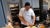 Chef Stanley Orantes of Ambrose in Exeter shows how he cooks in 'secret' dining spot
