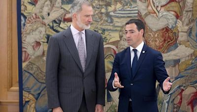 Felipe VI recibe en audiencia al lehendakari en el Palacio de la Zarzuela
