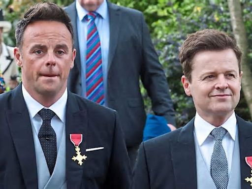 TV royalty Ant McPartlin and Declan Donnelly are snubbed by King Charles as they're written out of his Coronation scroll