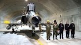 Iran unveils underground base in response to US-Israel exercises