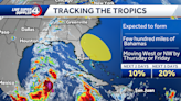 Tracking 3 systems in the tropics: One system could track toward SC coast