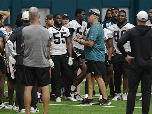 Jaguars rookie minicamp begins. Pederson talks camp, will wait on play-calling questions