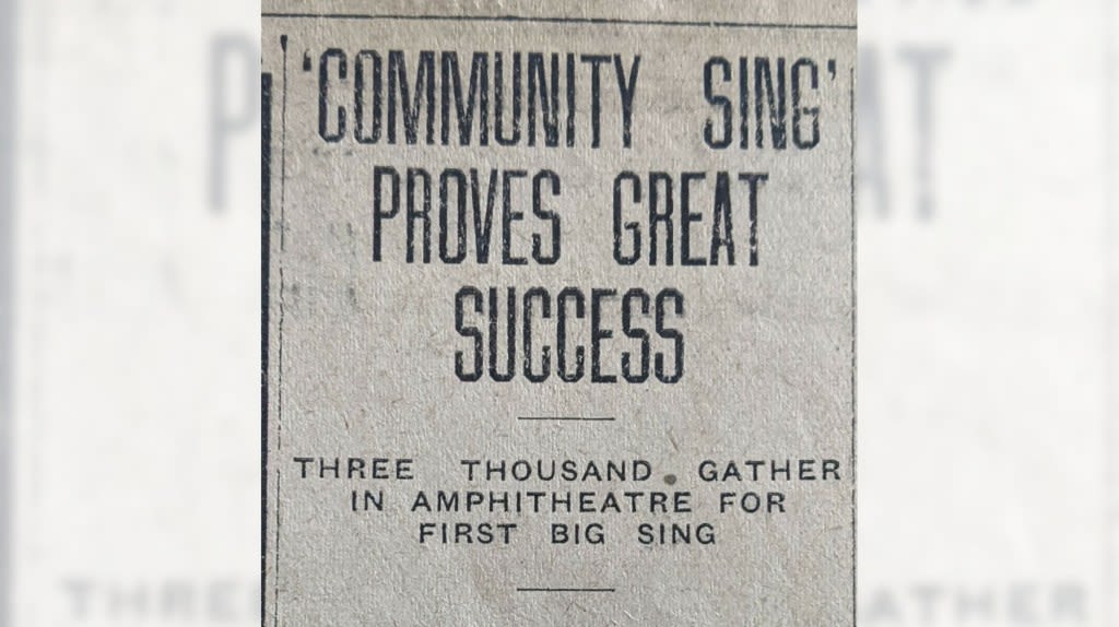 100 years ago in Redlands: Redlands Bowl Summer Music Festival is born July 2, 1924, with first Community Sing