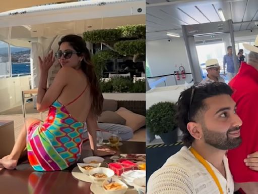 WATCH: Janhvi Kapoor-Shikhar Pahariya enjoy Anant-Radhika's cruise pre-wedding in UNSEEN clip; don’t miss Boney Kapoor’s hilarious Gen Z lingo fail