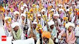 CM Shinde visits Sant Nivruttinath Palkhi | Nashik News - Times of India