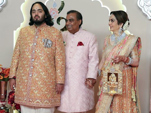 O casamento do filho do homem mais rico da Ásia terá custado mais de 550 milhões