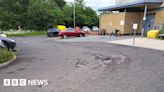 Local firms repair pothole riddled Frome hospital road for free