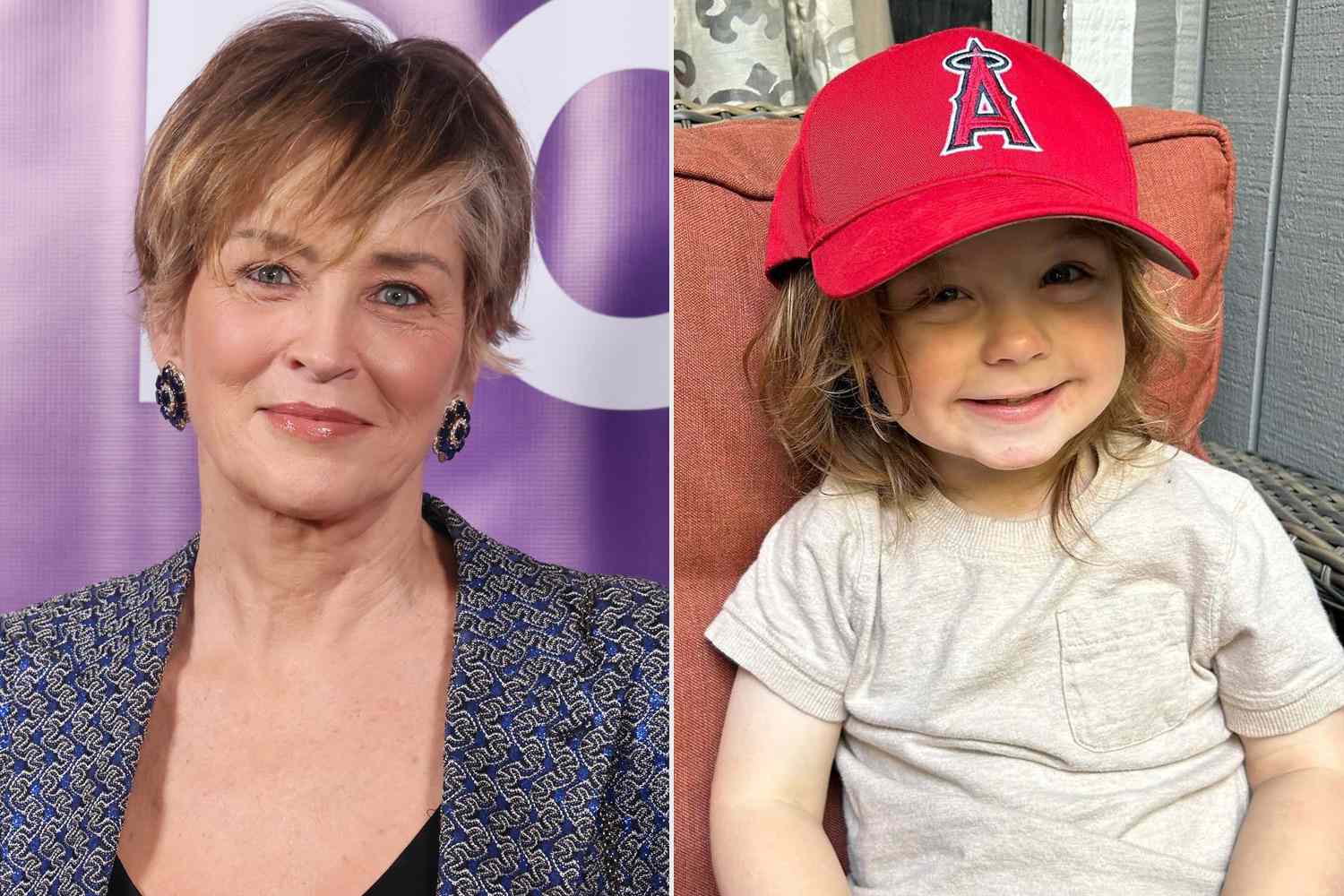 Sharon Stone Shares Cute Snap of Godson Wearing Los Angeles Angels Cap: ‘Cosmo Is Getting Big’