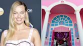 Margot Robbie Shows Off the Barbie Dreamhouse — Complete with Waterless Pool, Hot Pink Kitchen and Large Slide