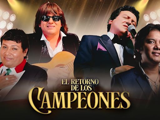 El regreso de los campeones: Imitadores de José José, Juan Gabriel, José Feliciano y Sandro juntos por primera vez