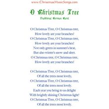 O Christmas Tree lyrics