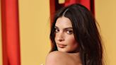 Emily Ratajkowski Wore a Sheer Skirt Over a Black Thong to Walk Her Dog