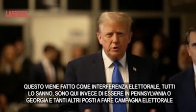 Trump in tribunale: "È un giorno triste per l'America"