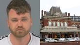 Drunk man carrying crate of beer headbutted rail worker and bit police radio