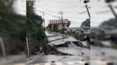 Vídeo: chuva provoca desmoronamento de rua em Gramado