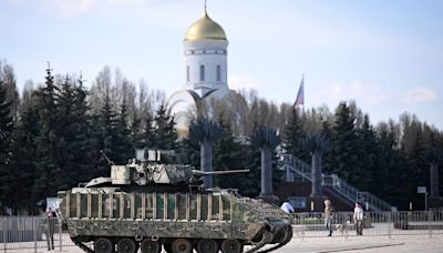 Satellite data hints at Russia's depleting armor stocks