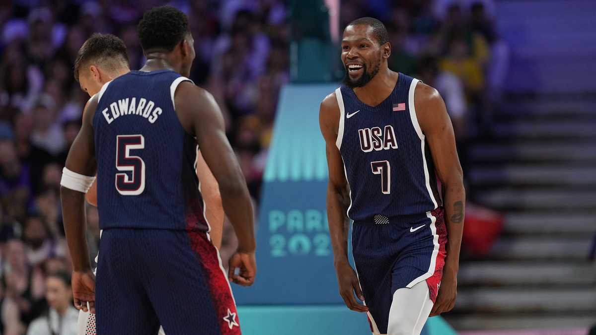 WATCH: Kevin Durant makes first eight shots in U.S. win vs. Serbia