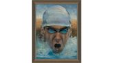 “Golden Eight” Collection of Signed Michael Phelps Paintings Unveiled