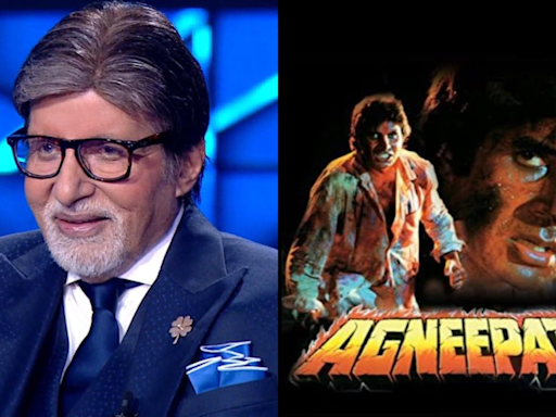 Kaun Banega Crorepati 16: Amitabh Bachchan reveals his iconic dialogue from Agneepath was an impromptu line that he made, says 'Yeh dialogue maine ussi waqt banaya tha jab picture chal rahi thi' | - Times of India