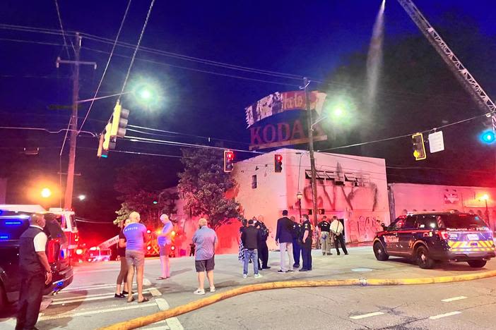 Fire damages historic Atlanta Eagle and Kodak buildings in Midtown