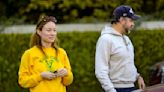 Olivia Wilde a los abrazos con su ex Jason Sudeikis, tras su separación de Harry Styles