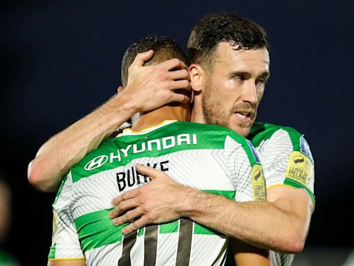 Graham Burke scores as Shamrock Rovers jump up to third in Prem title race