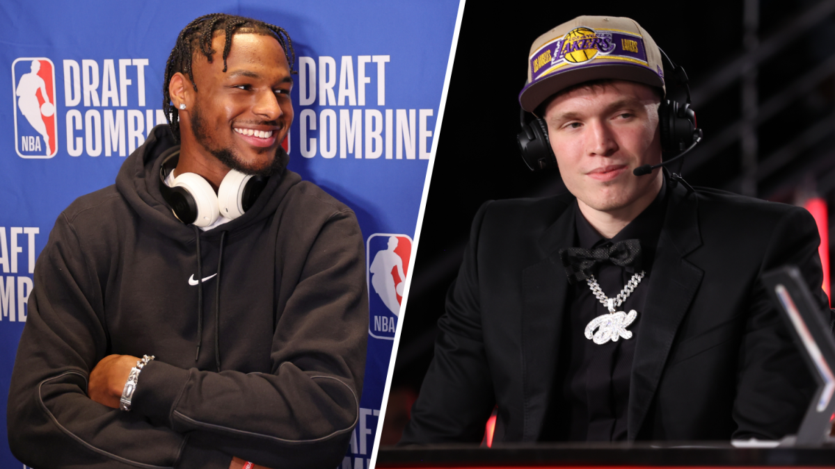 Meet the new guys. Lakers to introduce draft picks Bronny James and Dalton Knecht at news conference