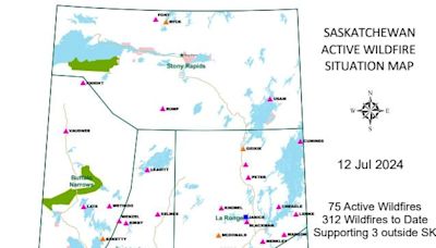 Creighton and Denare Beach, Sask., under evacuation alerts as out-of-control wildfire burns nearby