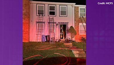 4 people displaced in Montgomery County house fire