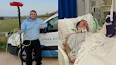 Window cleaner loses arm after 33,000-volt electric shock blasts him out of shoes in garden