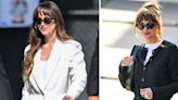 Dakota Johnson Gives Night and Day in Two Tonally Different Talk-Show Looks