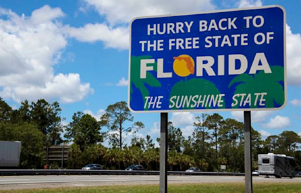 ‘Free State of Florida’ welcome signs touting DeSantis motto cost $60K
