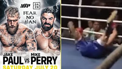 Jake Paul's next foe Mike Perry suffered brutal KO loss in sole pro boxing bout