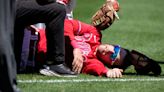 Phillies 1B Rhys Hoskins carted off with torn ACL, will require surgery