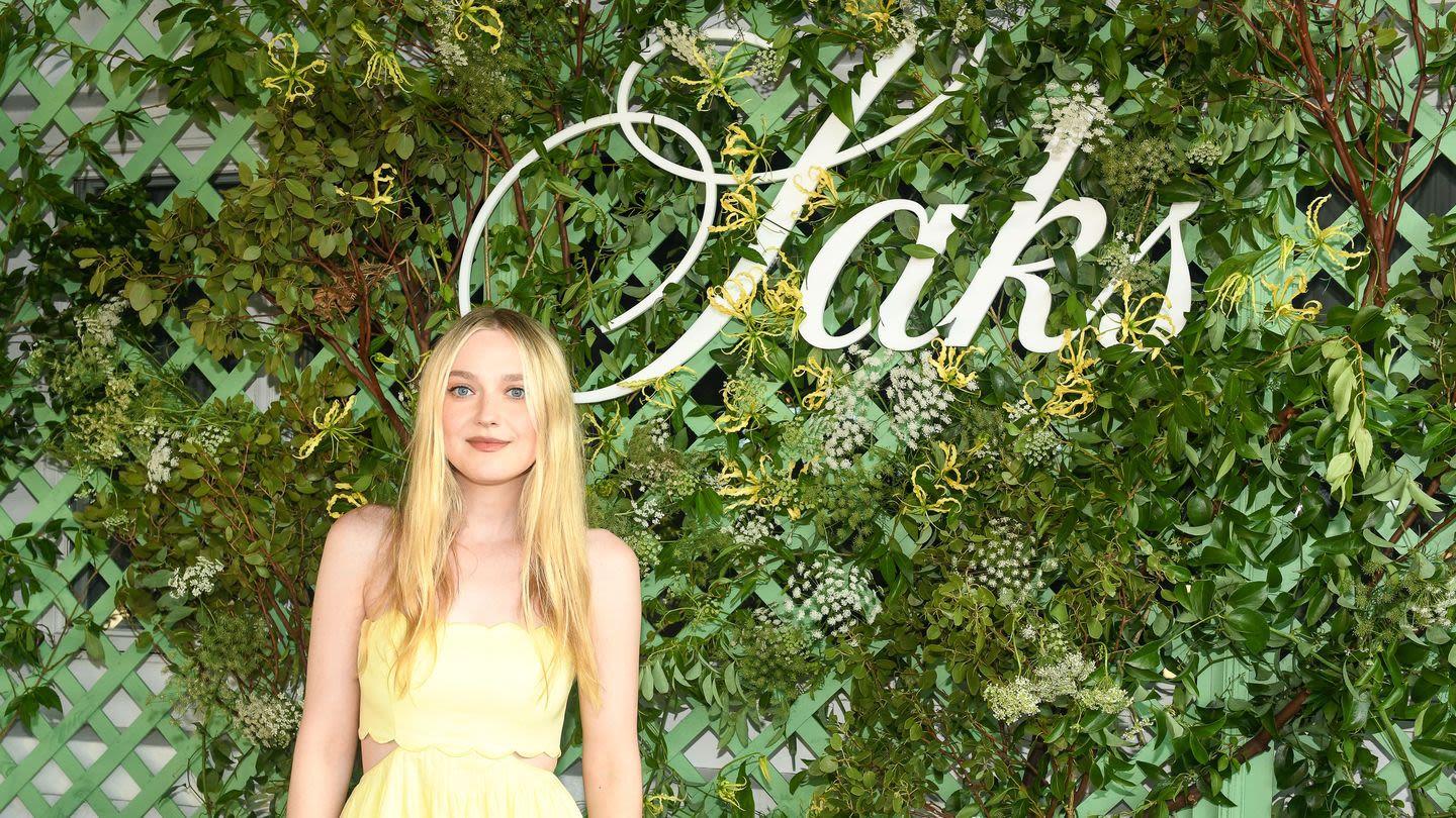 Dakota Fanning Hosts a Summer Soirée with Saks