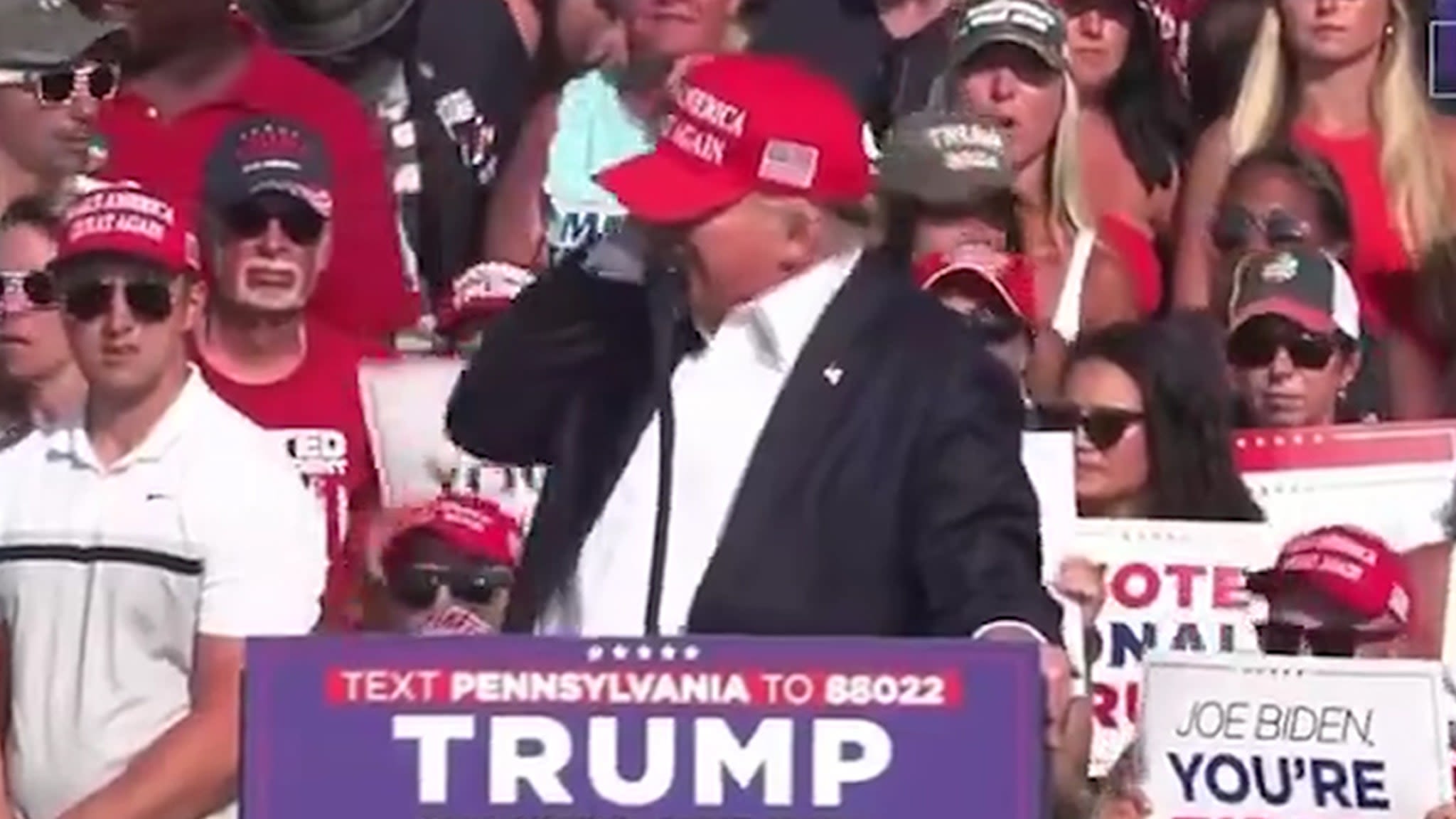 Donald Trump Shot and Injured at Pennsylvania Rally