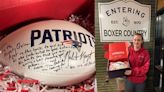 First female to score touchdown in Brockton varsity history gifted signed ball from Kraft, Patriots