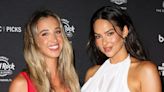Katie Austin and Christen Harper Throw the First Pitch at Miami Marlins Game