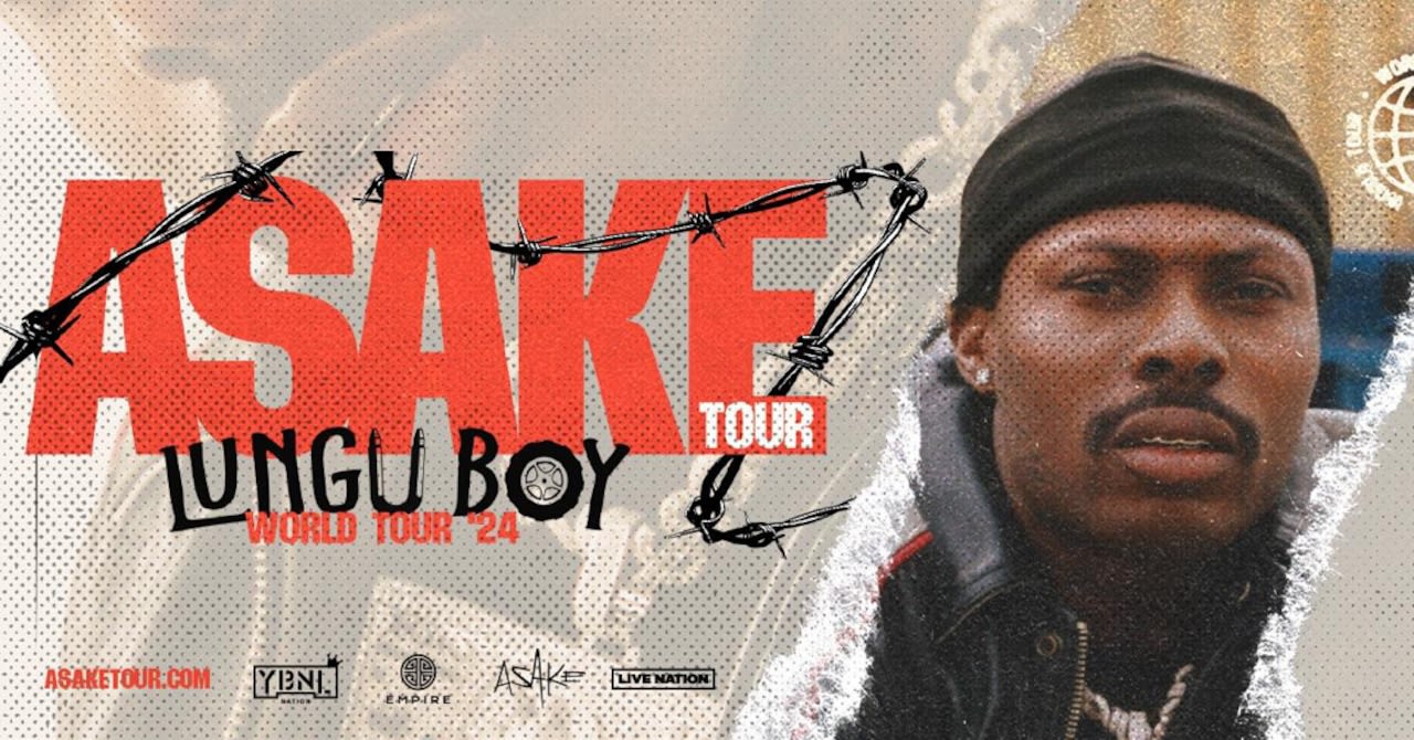 Asake tour 2024: Where to buy tickets to the ‘Lungu Boy World Tour’