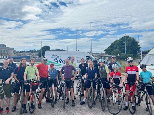 Olympian vows to become football club owner as he cycles through Sussex