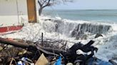 Cheriyakadavu still battered by sea waves