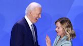 Biden meets new UK PM Starmer and is reunited with Italy's Meloni