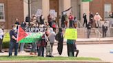 Protesters enter University of Rochester's Wallis Hall