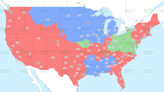 NFL Week 10 TV coverage maps